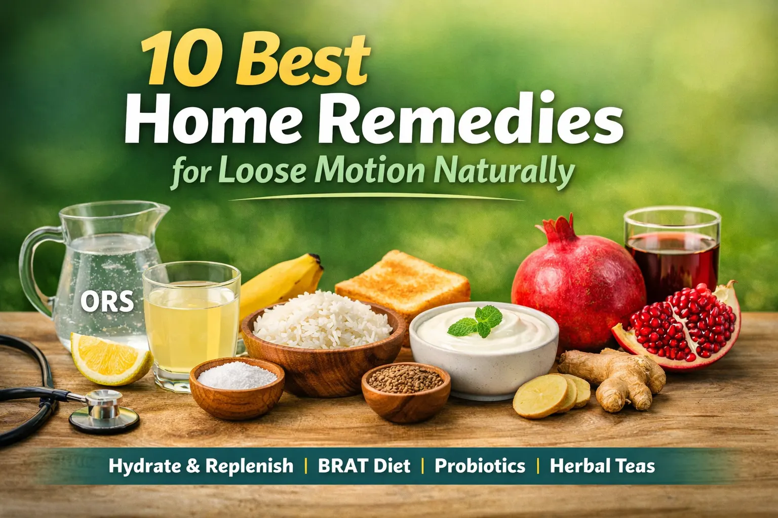 home remedies for loose motion natural treatment for diarrhea