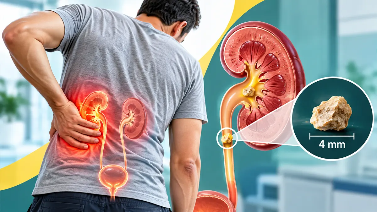 4 mm kidney stone natural passage, ureter location and treatment guide