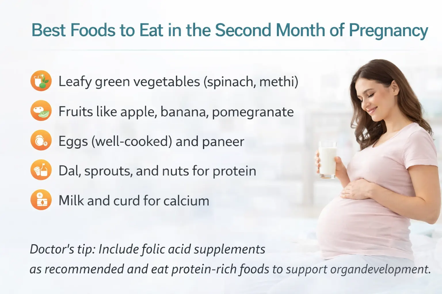 Second Month Pregnancy Diet