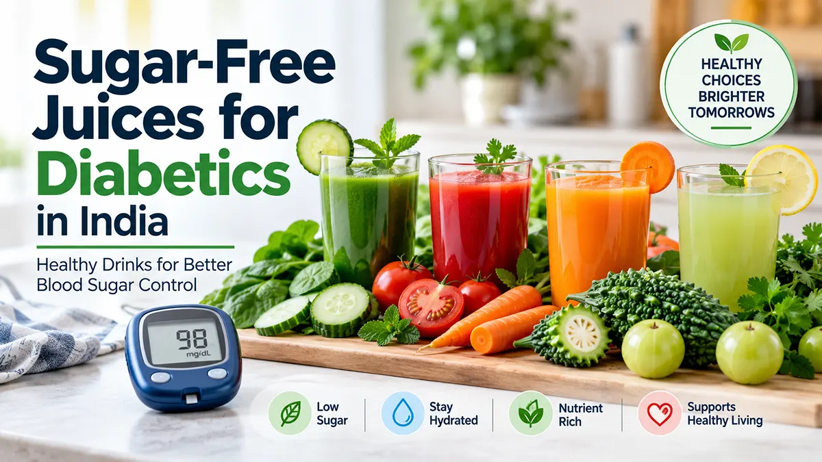 Sugar-Free Juices for Diabetics in India: What to Drink and What to Limit
