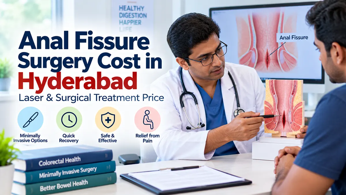 Anal fissure surgery cost and laser fissure treatment in Hyderabad