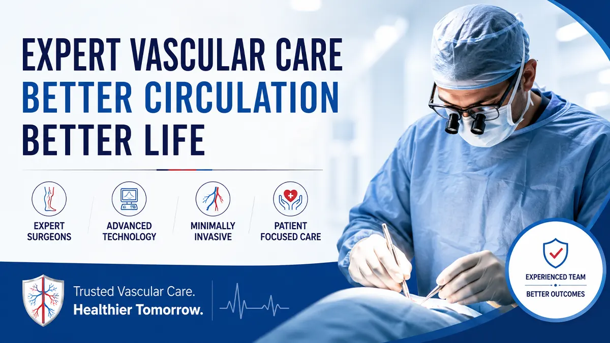 Best Vascular Hospital in Hyderabad with expert vascular surgeon providing advanced diagnosis and minimally invasive vascular treatment at My Health Hospitals.