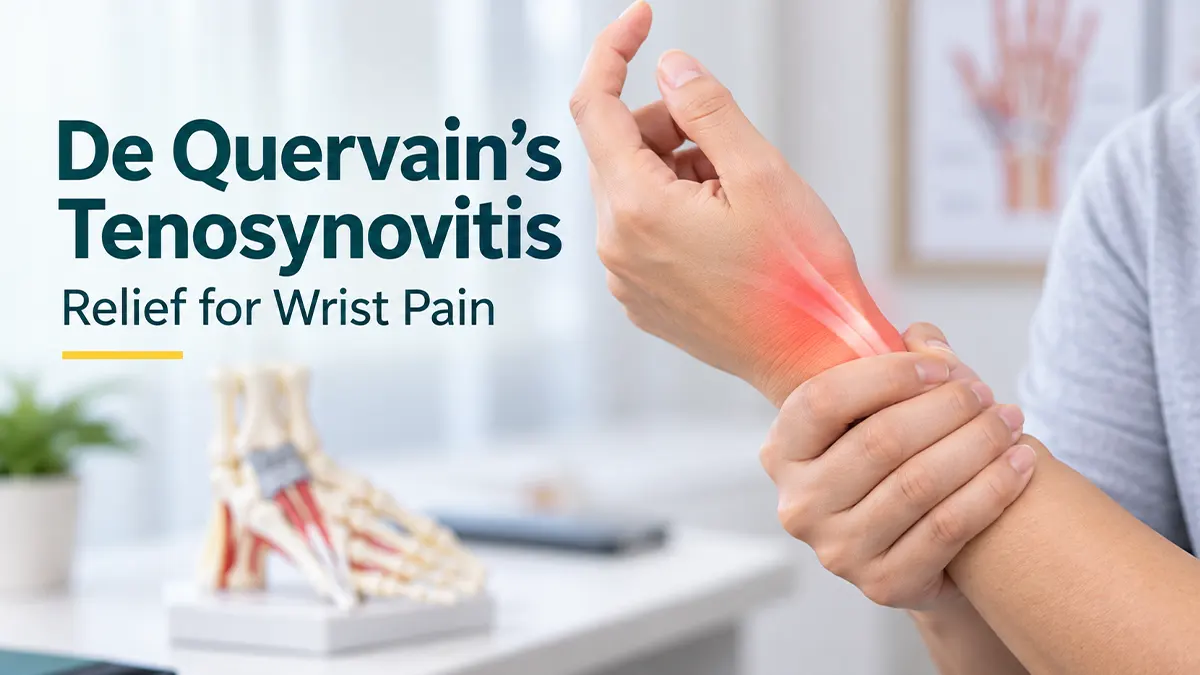De Quervain's tenosynovitis wrist pain and treatment