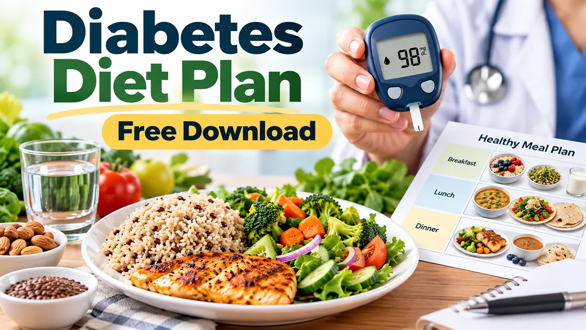 Diabetes Diet Plan PDF in English: Indian Meal Chart, Foods to Eat and Avoid