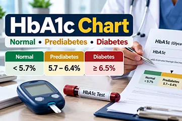 HbA1c Chart: Normal, Prediabetes and Diabetes Levels (2026)