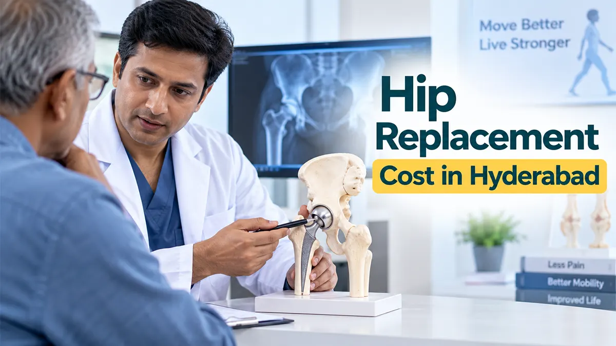 Hip replacement surgery cost and orthopedic care in Hyderabad