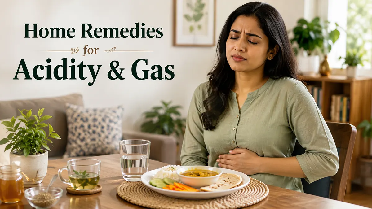 Home remedies for acidity and gas and acid reflux relief
