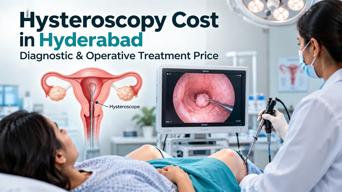 Hysteroscopy cost in Hyderabad - diagnostic and operative treatment