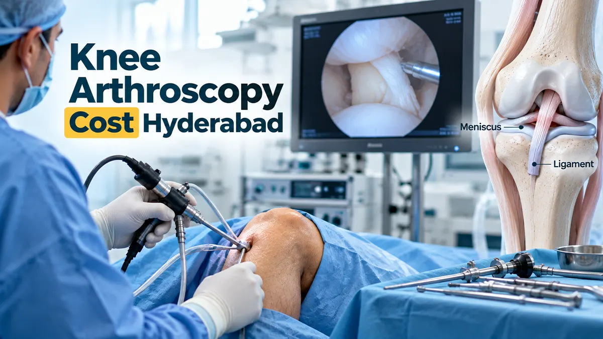 Knee arthroscopy cost in Hyderabad for meniscus and ligament surgery