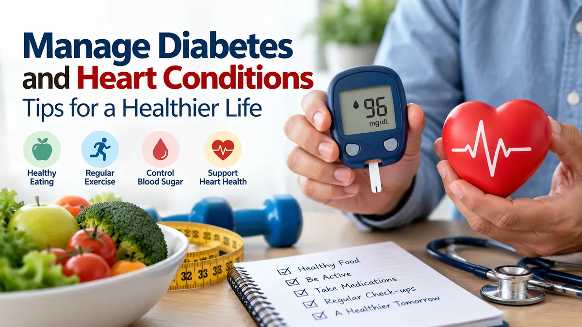 Managing diabetes and heart health with medical guidance