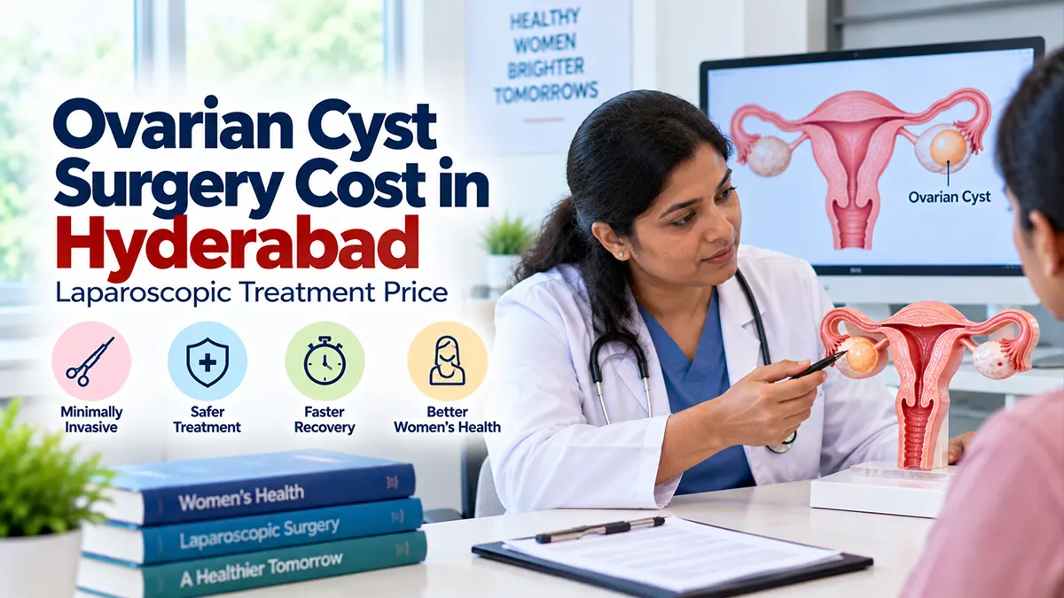 Ovarian cyst surgery cost in Hyderabad - laparoscopic treatment