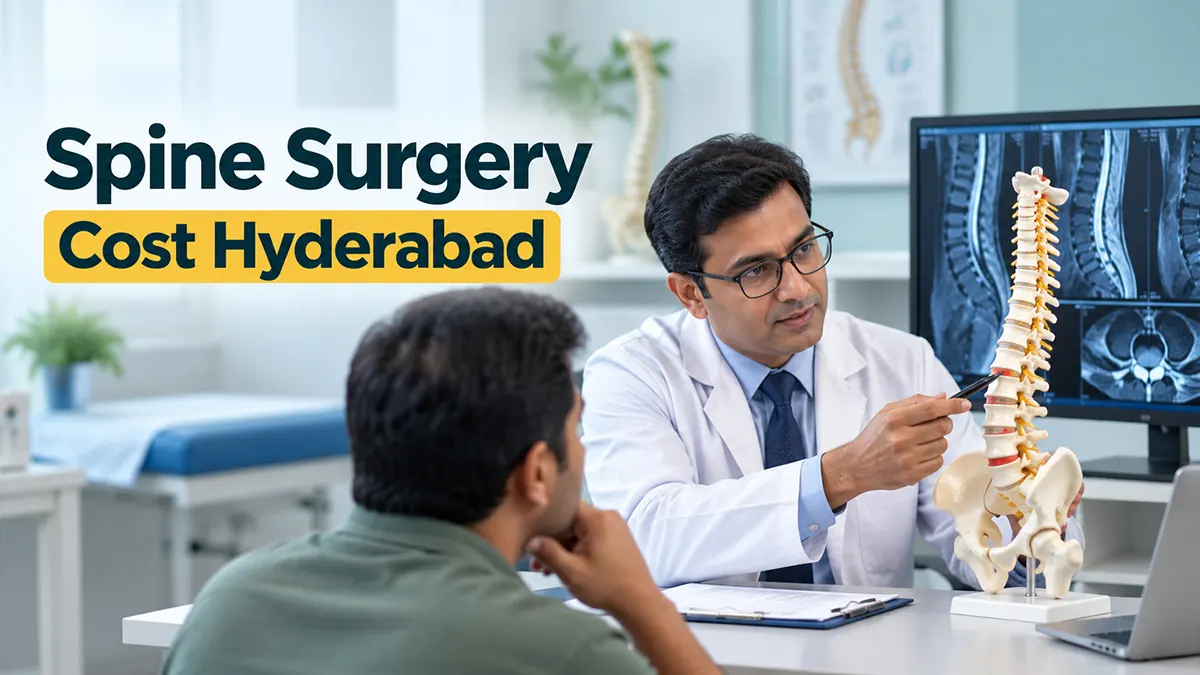 Spine surgery cost in Hyderabad with orthopedic spine treatment