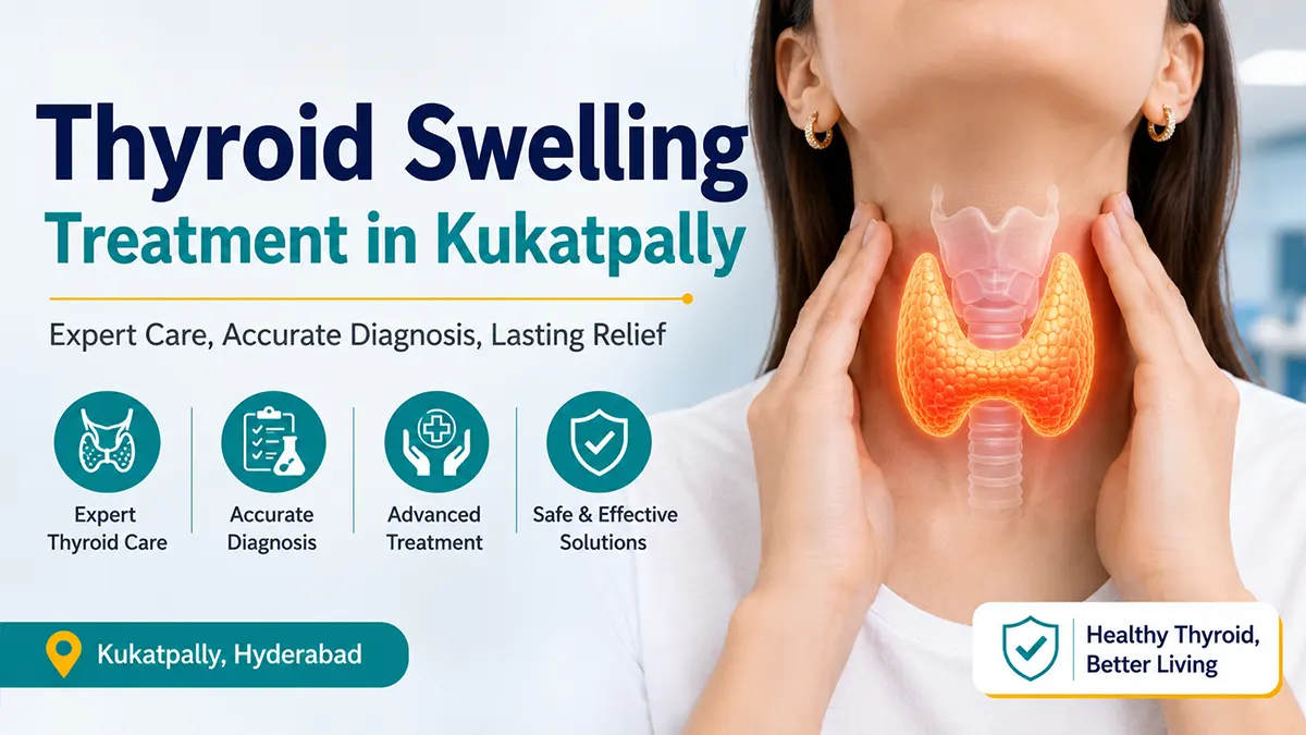 Thyroid swelling treatment and medical care