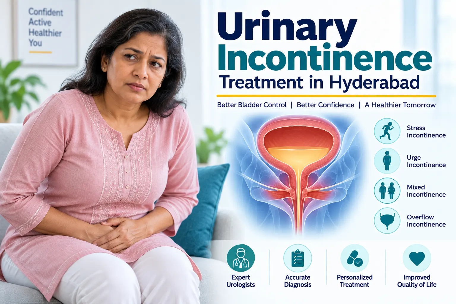 Urinary incontinence treatment in Hyderabad