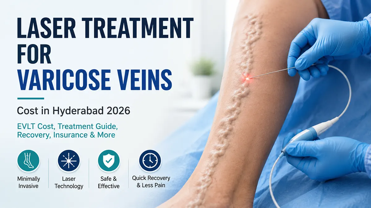 Varicose veins laser treatment cost in Hyderabad 2026