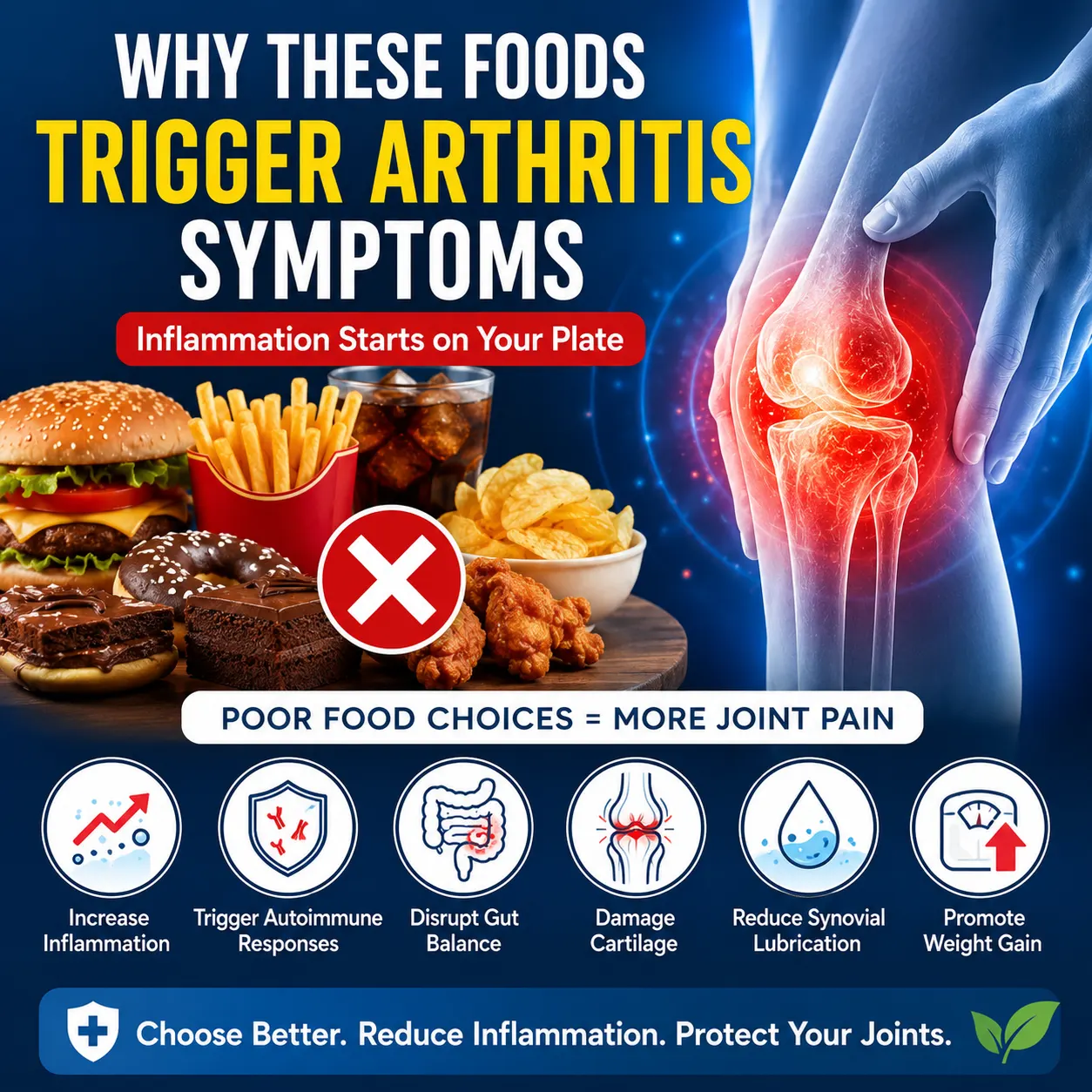 How foods trigger arthritis inflammation
