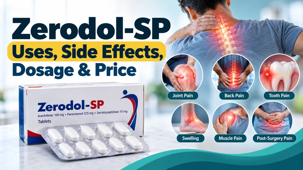 Zerodol-SP Tablet Uses, Side Effects and Safety